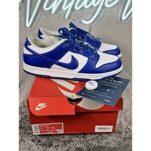 Nike Dunk Low SP Kentucky CU1726-100 Blue White Men’s Size 13 Authentic